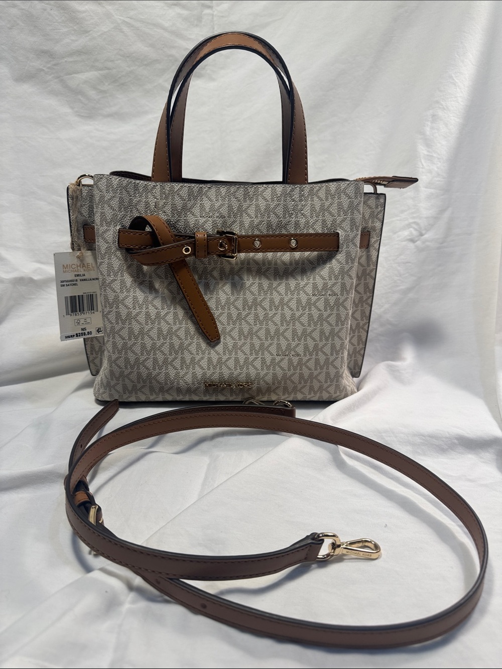 Michael Kors Emilia Signature Crossbody Satchel